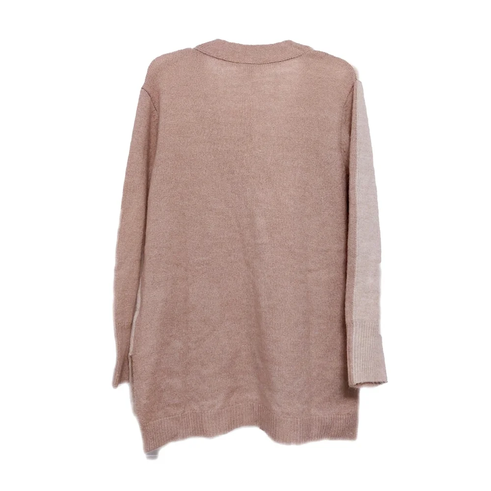 BB Dakota Colorblock Womens M Study Date Cardigan in Lt Camel NWT - Picture 9 of 10